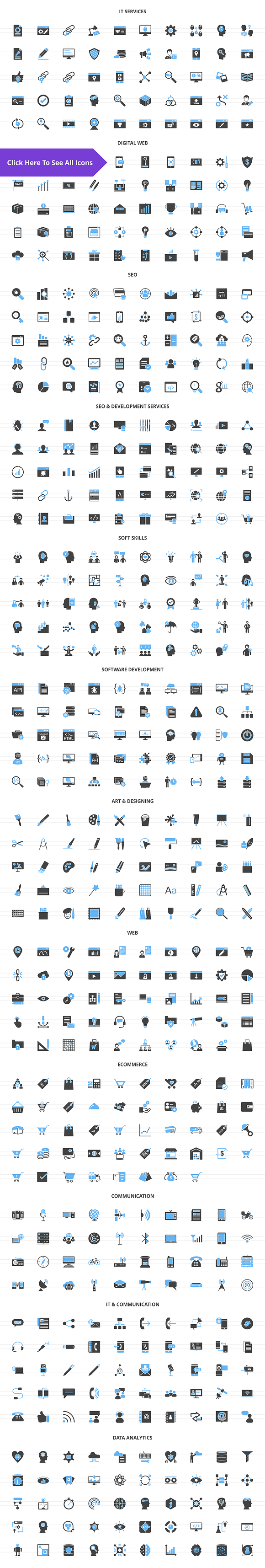 588 Services Filled Icons in Graphics - product preview 1
