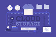 Cloud Storage Illustration