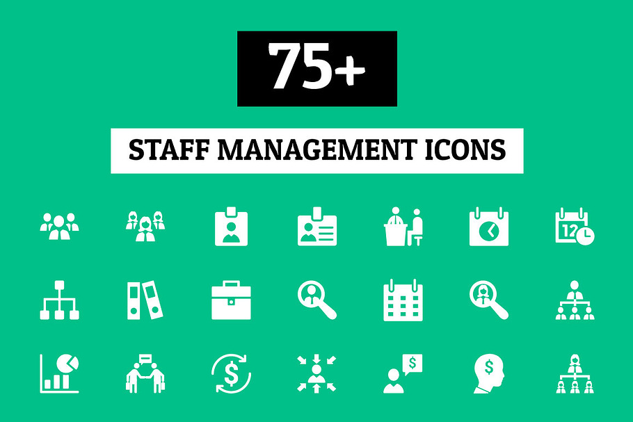 75+ Staff Management Icons