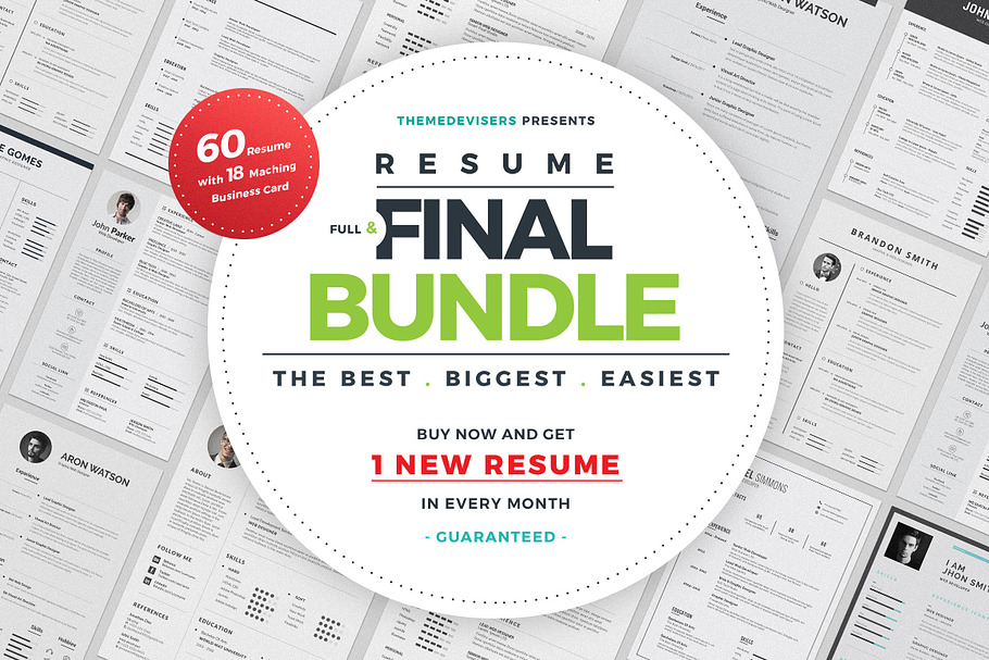 Resume/CV Full & Final Bundle