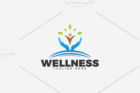 Wellness Logo Template in Logo Templates - product preview 1
