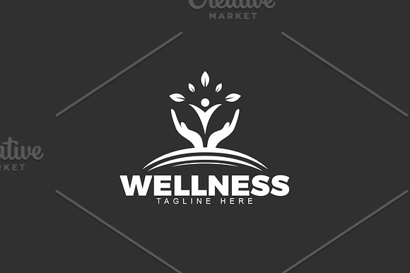 Wellness Logo Template in Logo Templates - product preview 3
