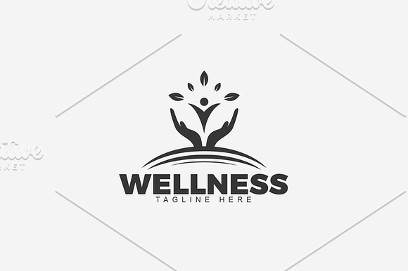 Wellness Logo Template in Logo Templates - product preview 4