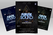 Future Sound - Futuristic PSD Flyer