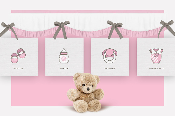 Baby Girl & Boy Icon Pack in Baby Icons - product preview 25