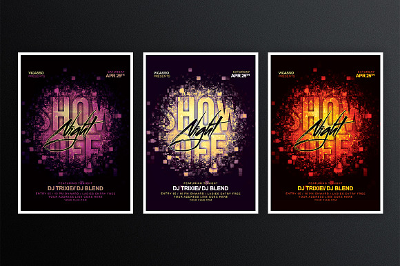 Show Night 1 in Flyer Templates - product preview 1