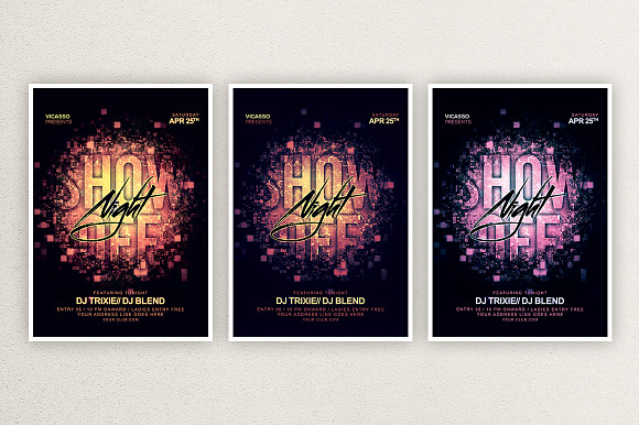 Show Night 1 in Flyer Templates - product preview 2