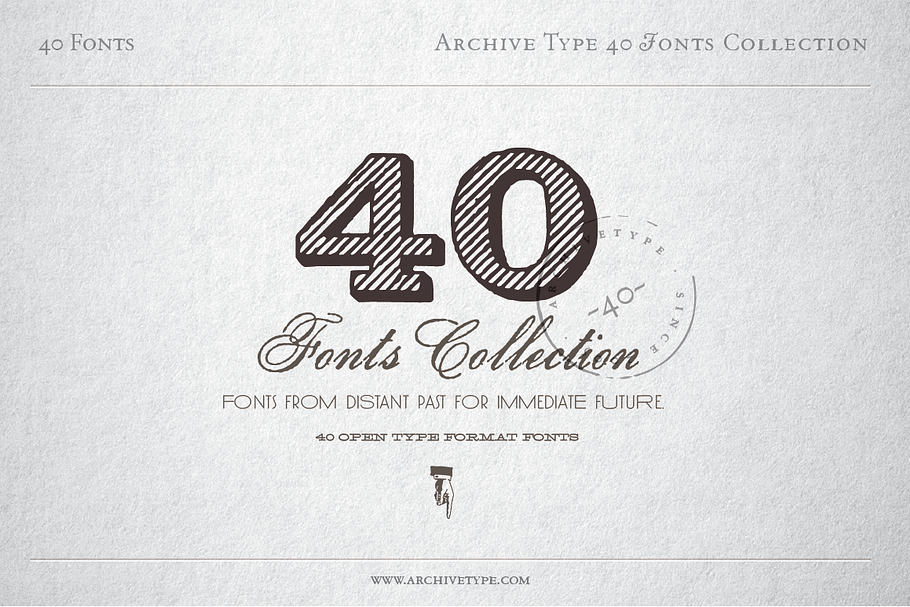 40 Archive Fonts Collection