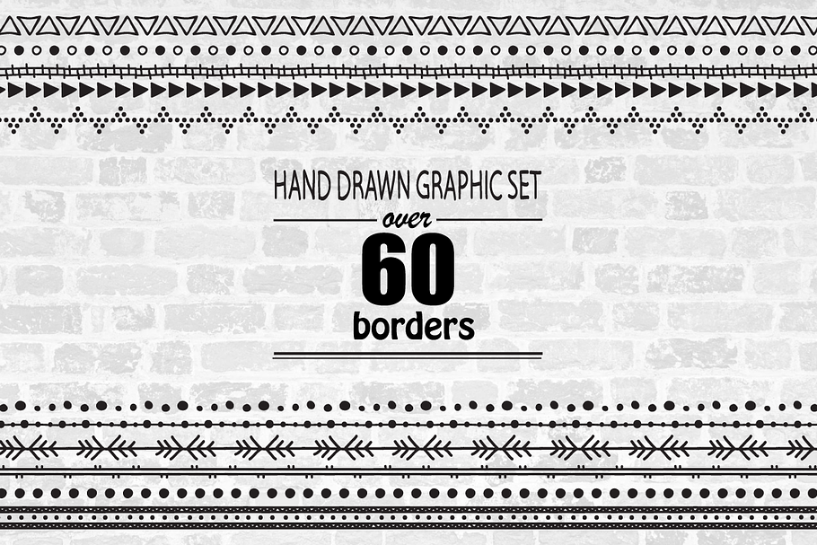 Over 60 Decorative Borders in Objects - product preview 8