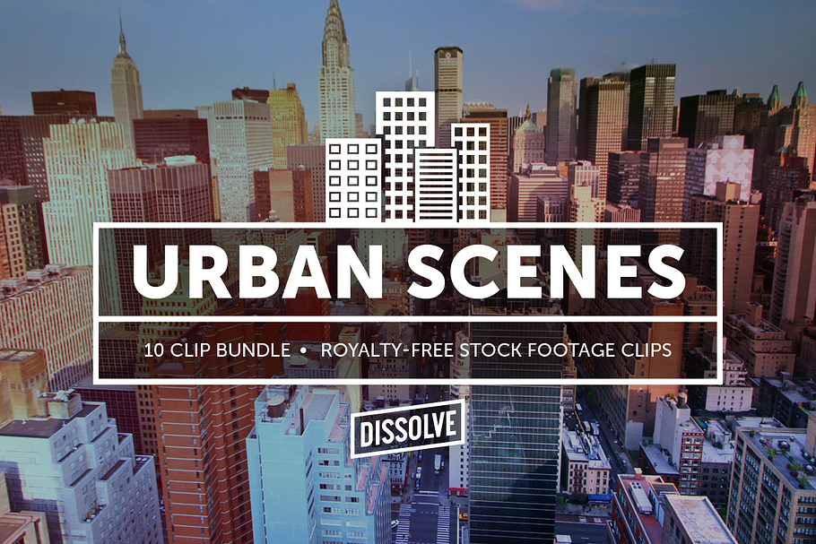 Urban Scenes: Stock Footage Bundle in Graphics - product preview 8