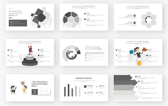 Dante Creative Powerpoint Template in PowerPoint Templates - product preview 7