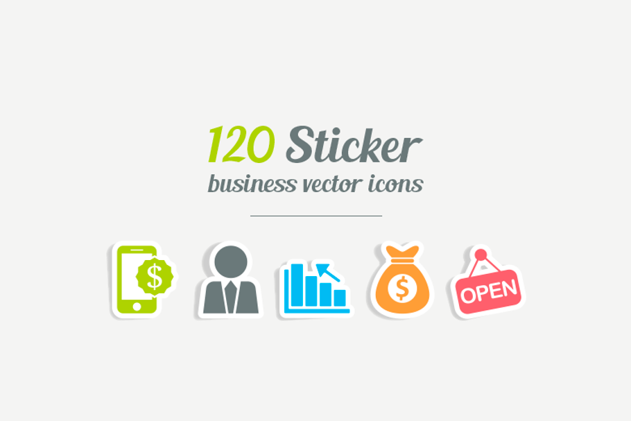 120 eCommerce Vector Icons
