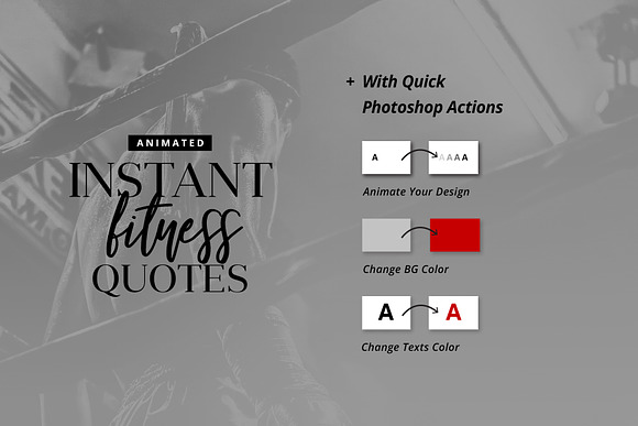 Animated Instant Fitness Quotes in Instagram Templates - product preview 1