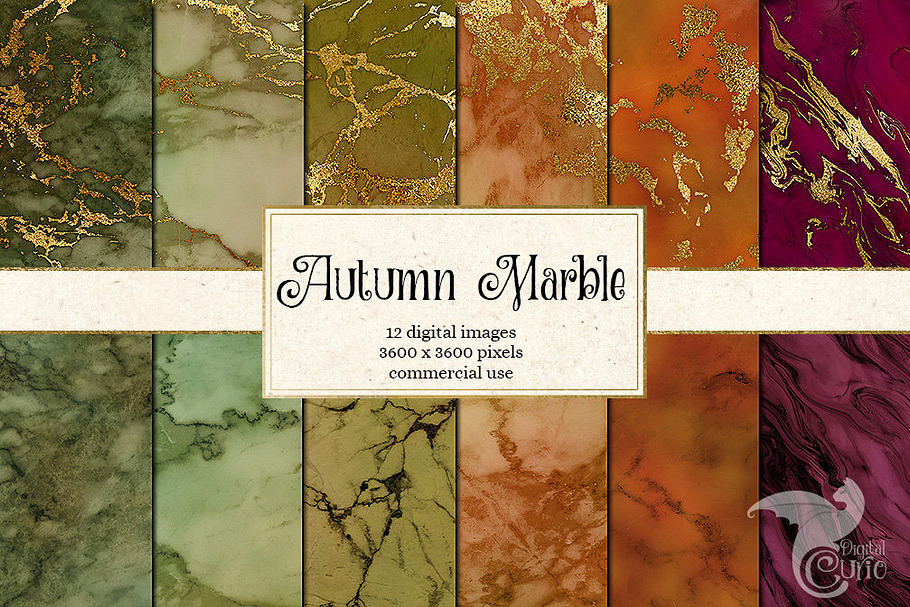 Autumn Marble Textures in Textures - product preview 8