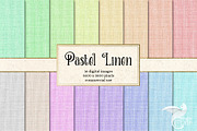 Pastel Linen Texture Digital Paper