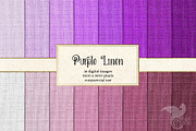Purple Linen Texture Digital Paper