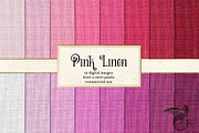 Pink Linen Digital Paper