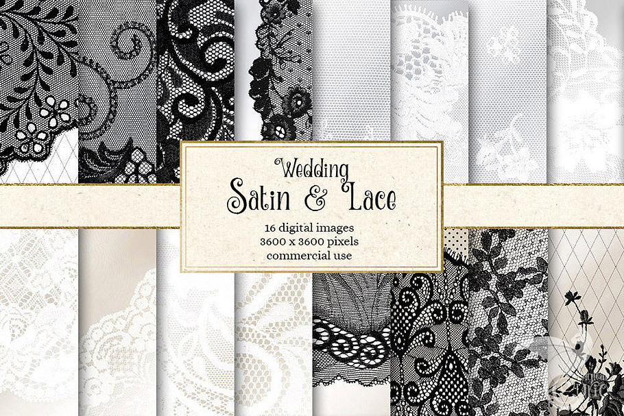 Wedding Satin and Lace Backgrounds