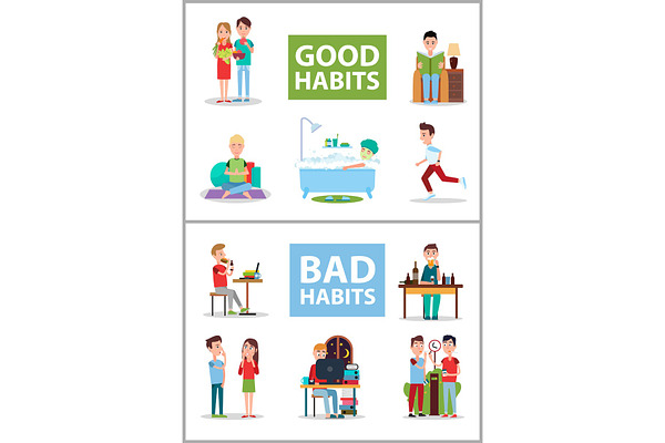 good and bad habits presentation