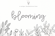 Blooming - Handwritten Font