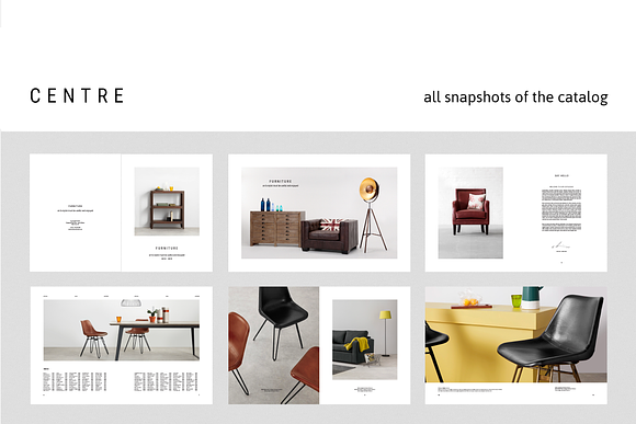 C E N T R E — Furniture Catalog in Brochure Templates - product preview 4