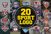20 Sport Team Logos Template
