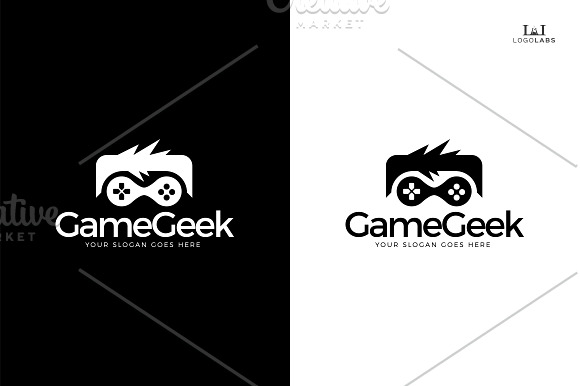 Game Geek Logo in Logo Templates - product preview 1