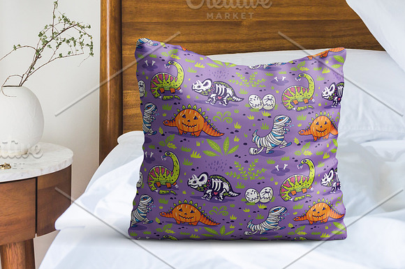 Jurassic Halloween in Patterns - product preview 3