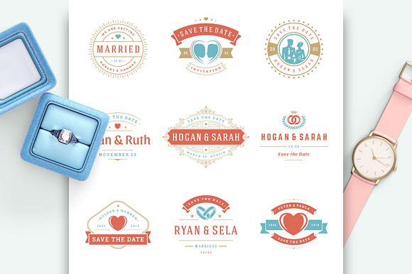 230 Wedding Overlays and Titles in Wedding Templates - product preview 4
