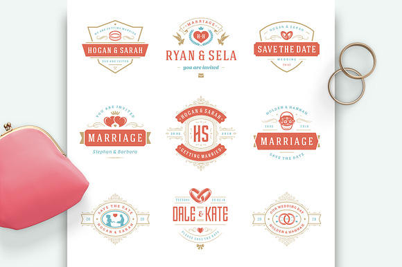 230 Wedding Overlays and Titles in Wedding Templates - product preview 7