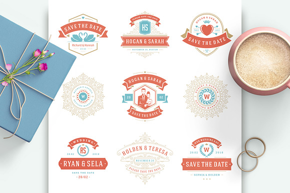 230 Wedding Overlays and Titles in Wedding Templates - product preview 9