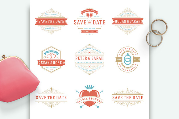 230 Wedding Overlays and Titles in Wedding Templates - product preview 24