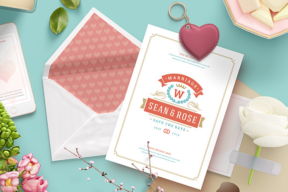 230 Wedding Overlays and Titles in Wedding Templates - product preview 26