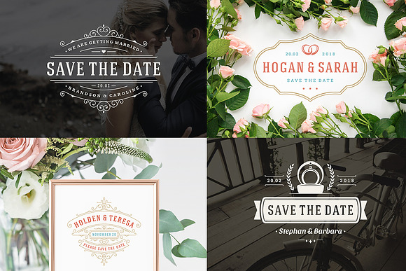 230 Wedding Overlays and Titles in Wedding Templates - product preview 43