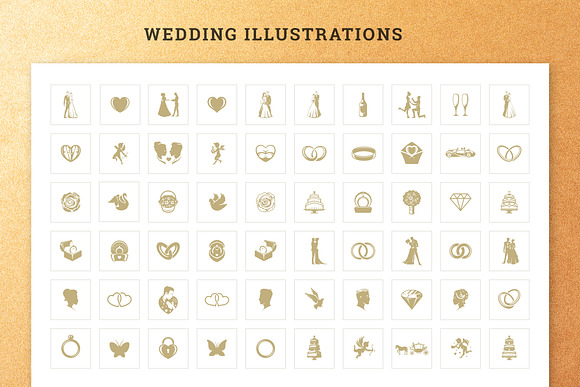 230 Wedding Overlays and Titles in Wedding Templates - product preview 45