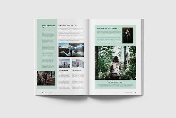 Botanical Newsletter in Magazine Templates - product preview 2
