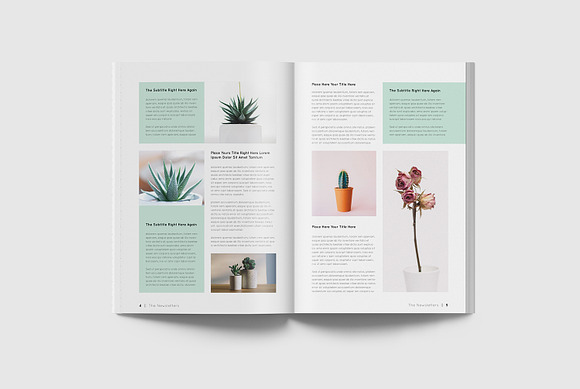 Botanical Newsletter in Magazine Templates - product preview 3
