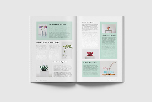 Botanical Newsletter in Magazine Templates - product preview 5