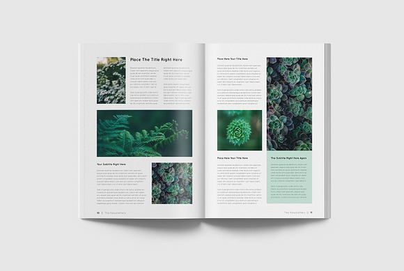 Botanical Newsletter in Magazine Templates - product preview 6