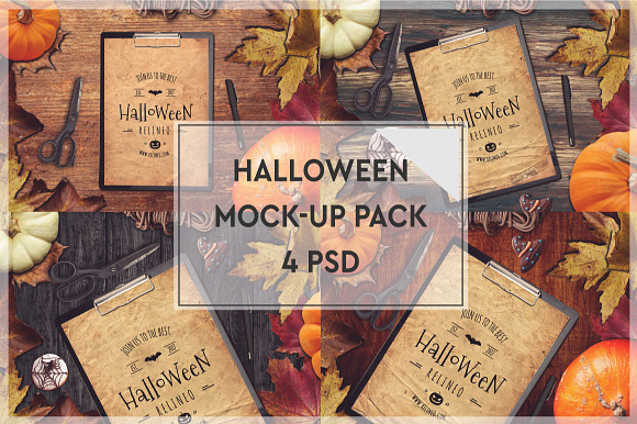 Halloween Mock-up Pack #1 in Product Mockups - product preview 4