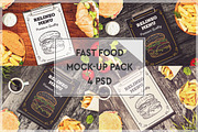 Fast Food Menu Mock-up Pack #2