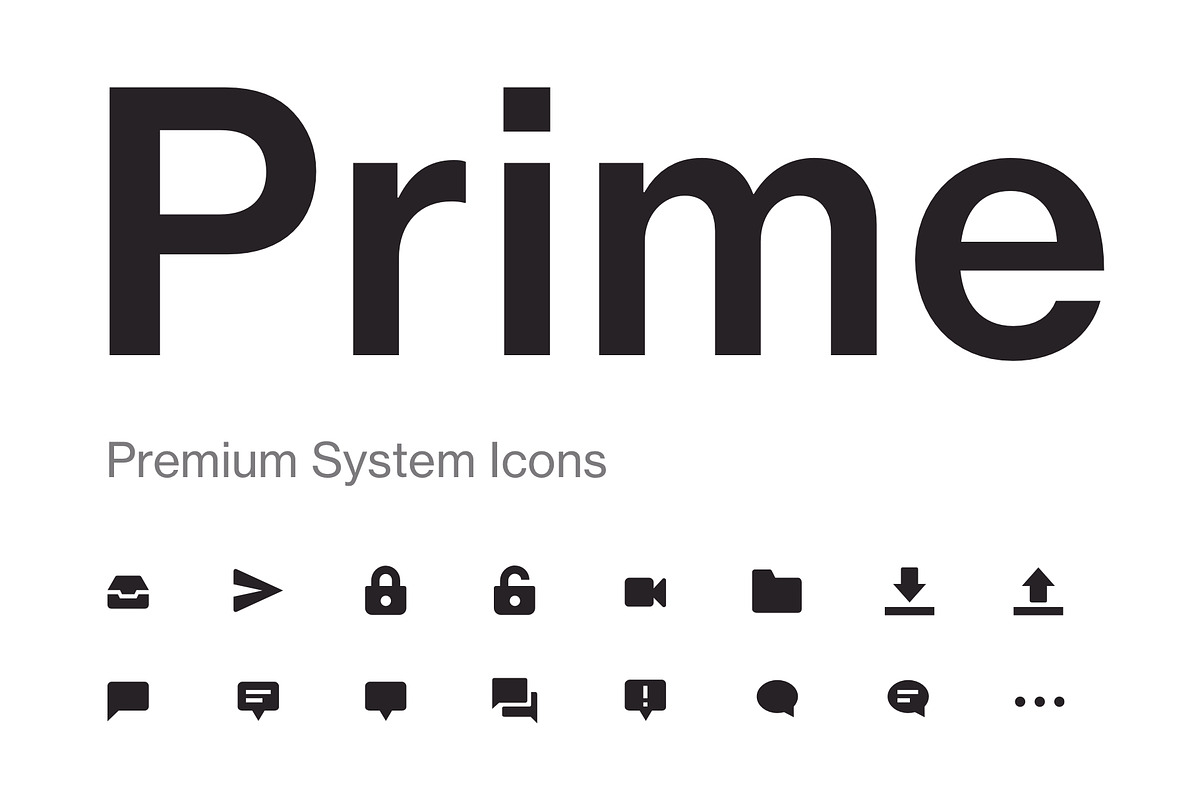 Prime - 200+ User Interface Icons in UI Icons - product preview 8