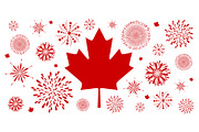 Canada day background design