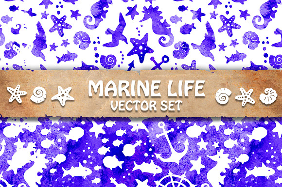 Marine life in Patterns - product preview 1