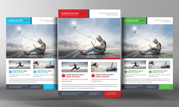9 Corporate Business Flyer Bundle in Flyer Templates - product preview 1