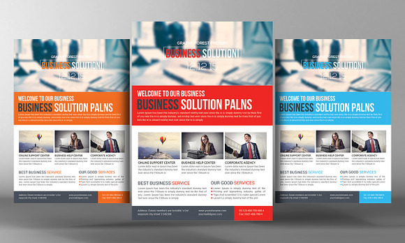 9 Corporate Business Flyer Bundle in Flyer Templates - product preview 5