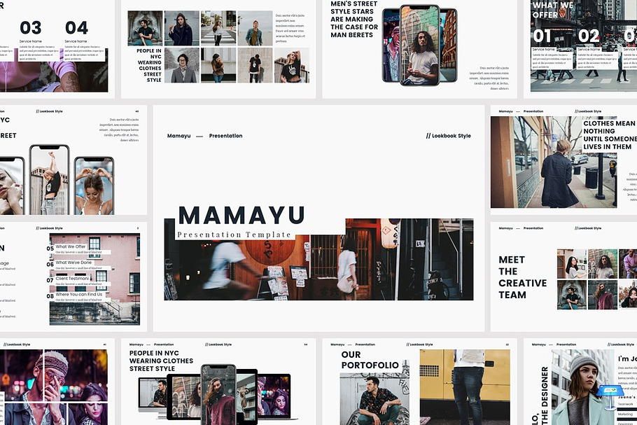 MAMAYU - Lookbook Keynote Template in Keynote Templates - product preview 8