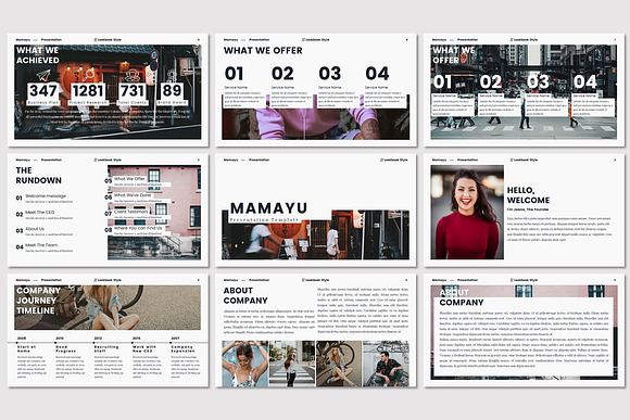 MAMAYU - Lookbook Keynote Template in Keynote Templates - product preview 1