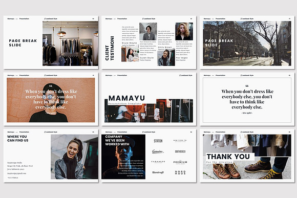 MAMAYU - Lookbook Keynote Template in Keynote Templates - product preview 14
