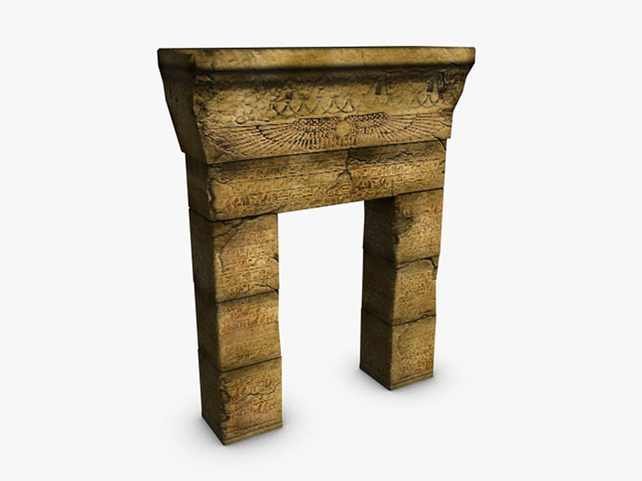 Egyptian temple elements collection in Architecture - product preview 9